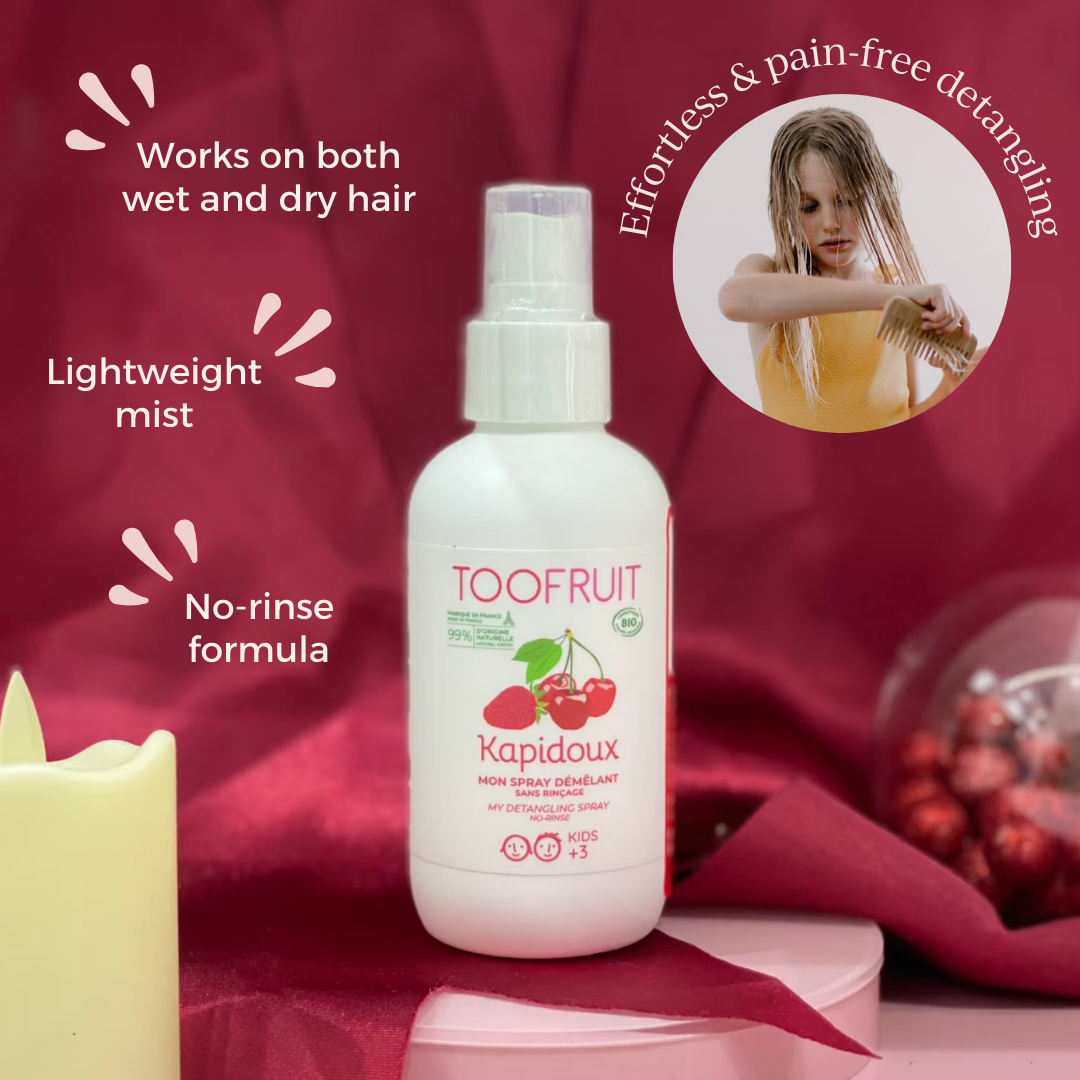 benefits of toofruit detangling spray