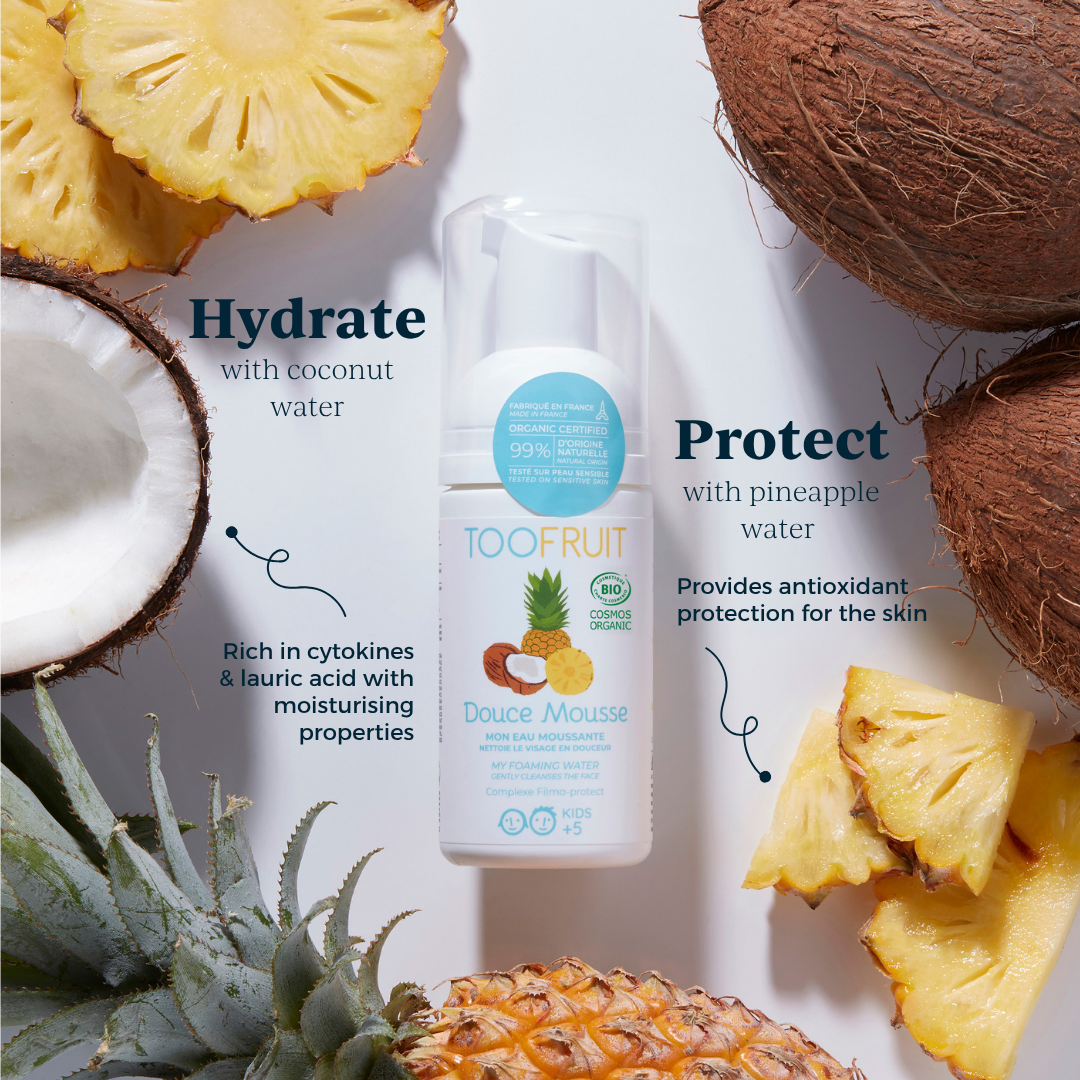key ingredients of toofruit douce mousse