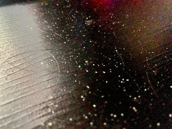 flakes and hair 