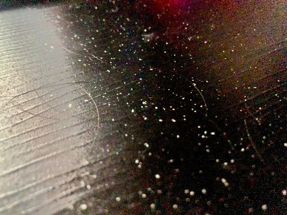 flakes and hair 