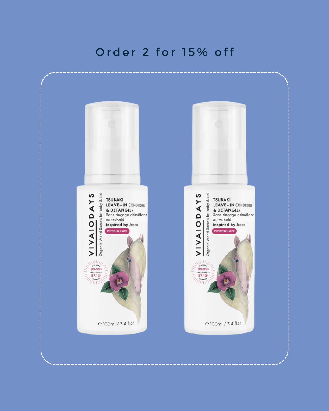 [PREORDER] Vivaiodays Tsubaki Leave-in Conditioner & Detangler