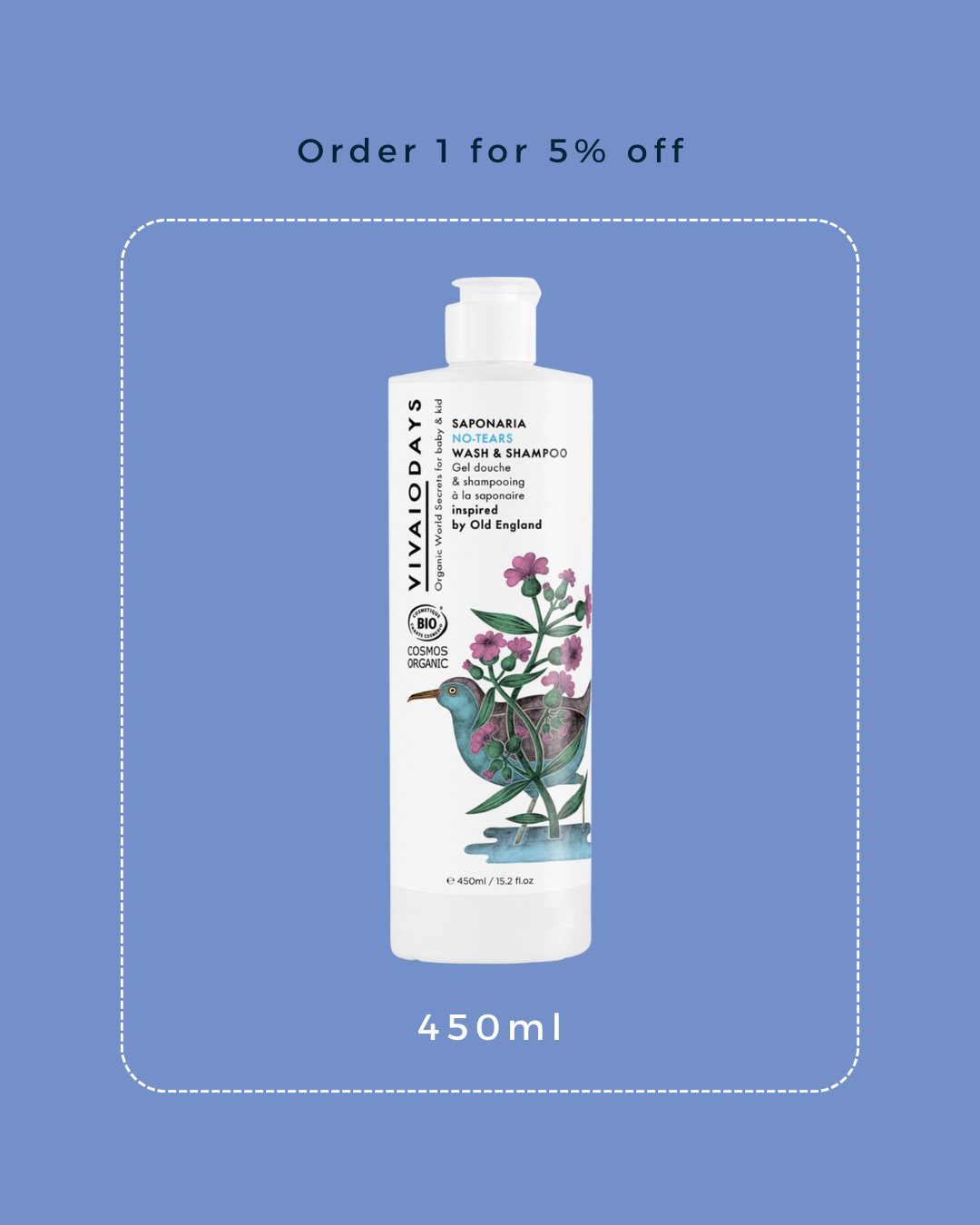 [PREORDER] Vivaiodays Saponaria No-Tears Wash & Shampoo
