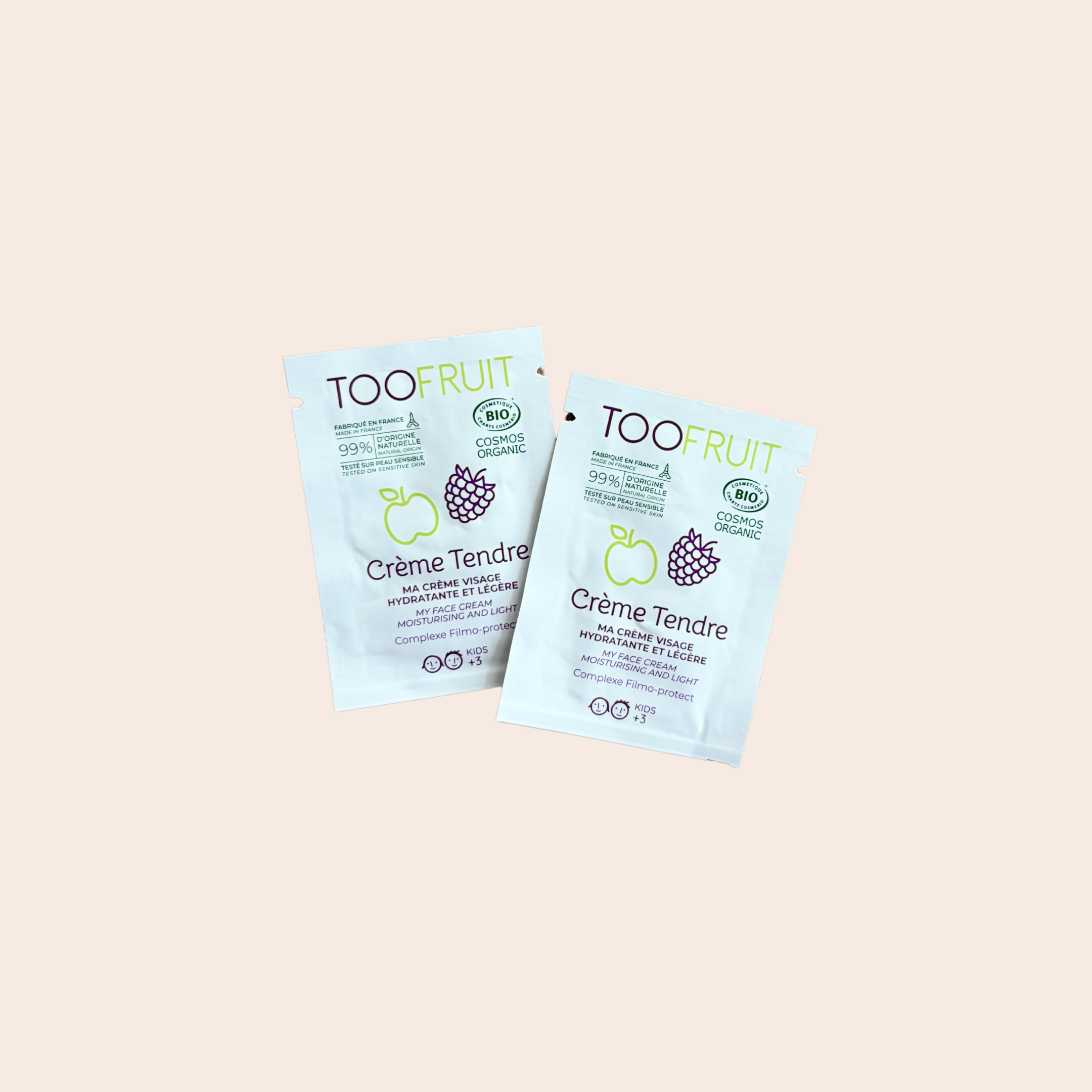 TOOFRUIT Crème Tendre | Face Cream- 2 sachets