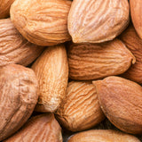 Close-up of a pile of almonds