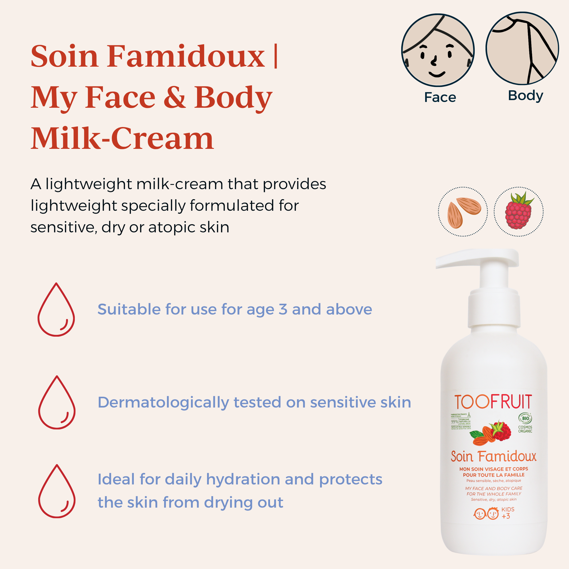 TOOFRUIT Soin Famidoux | My Face & Body Milk-Cream