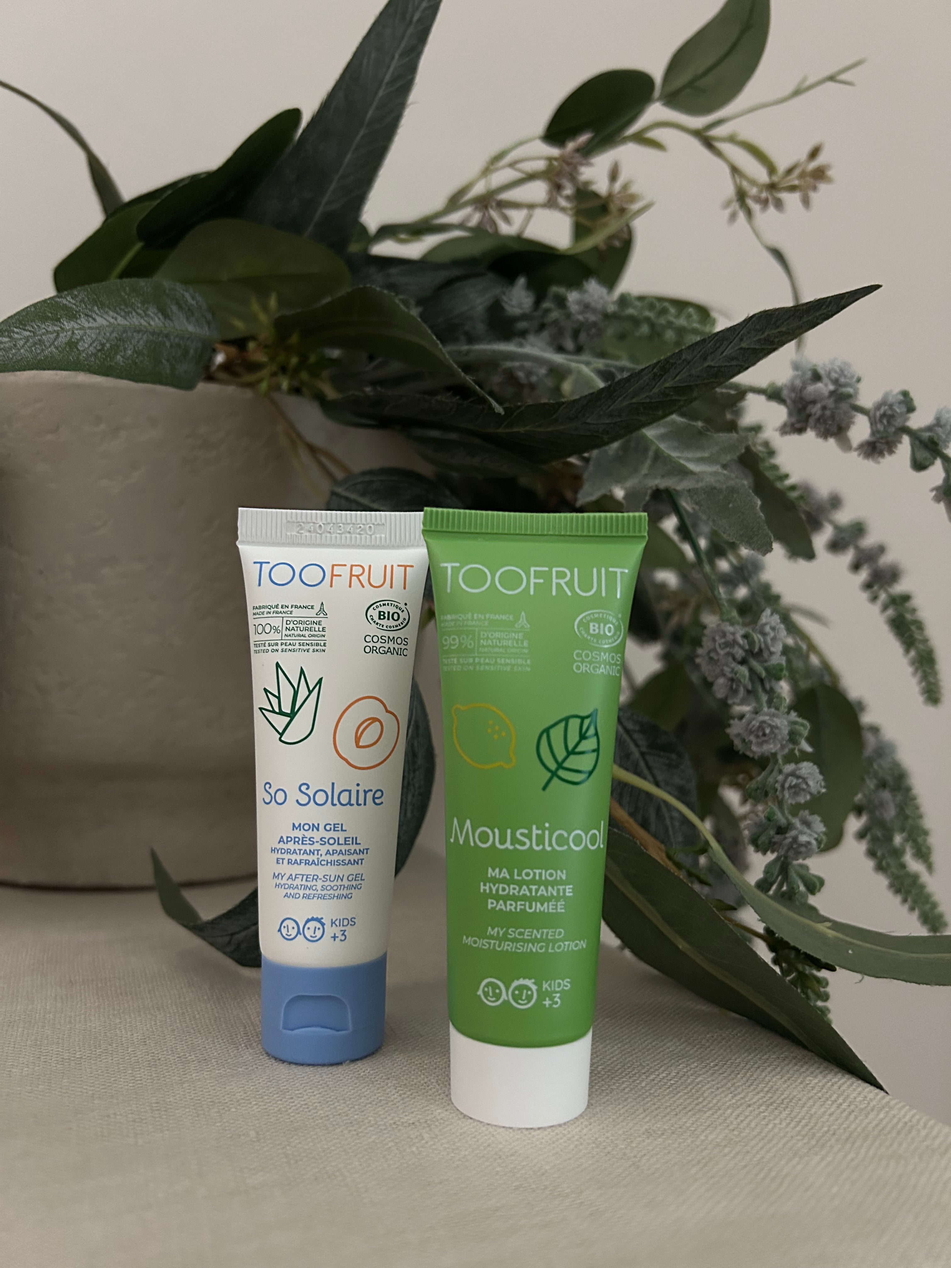 TOOFRUIT Mini Outdoor Set | Mousticool Lotion + After Sun Gel