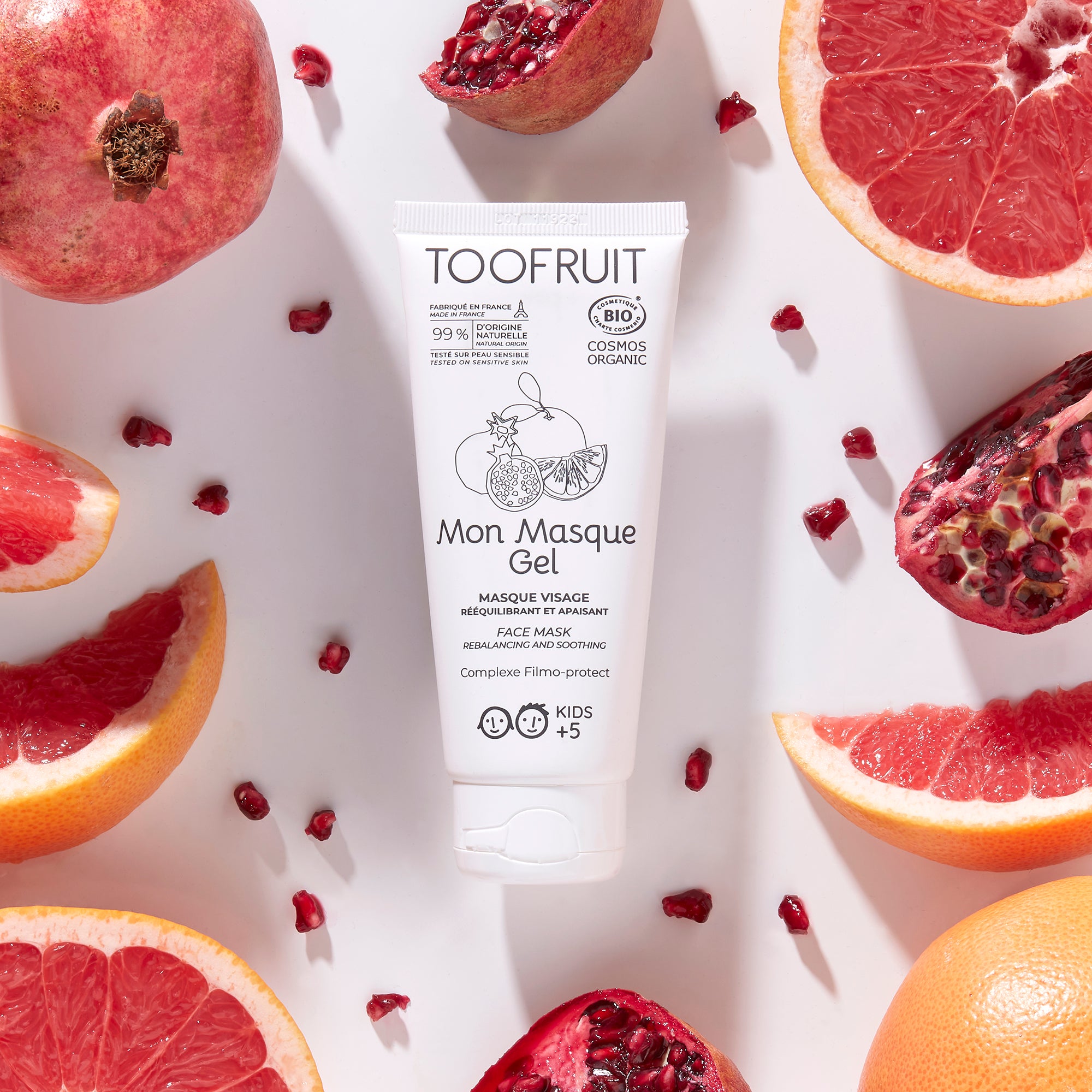 TOOFRUIT Mon Masque Gel | My Re-Balancing Mask (Pre-teens, Oily to Combination skin)