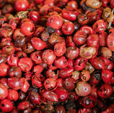 Close-up of pink peppercorns