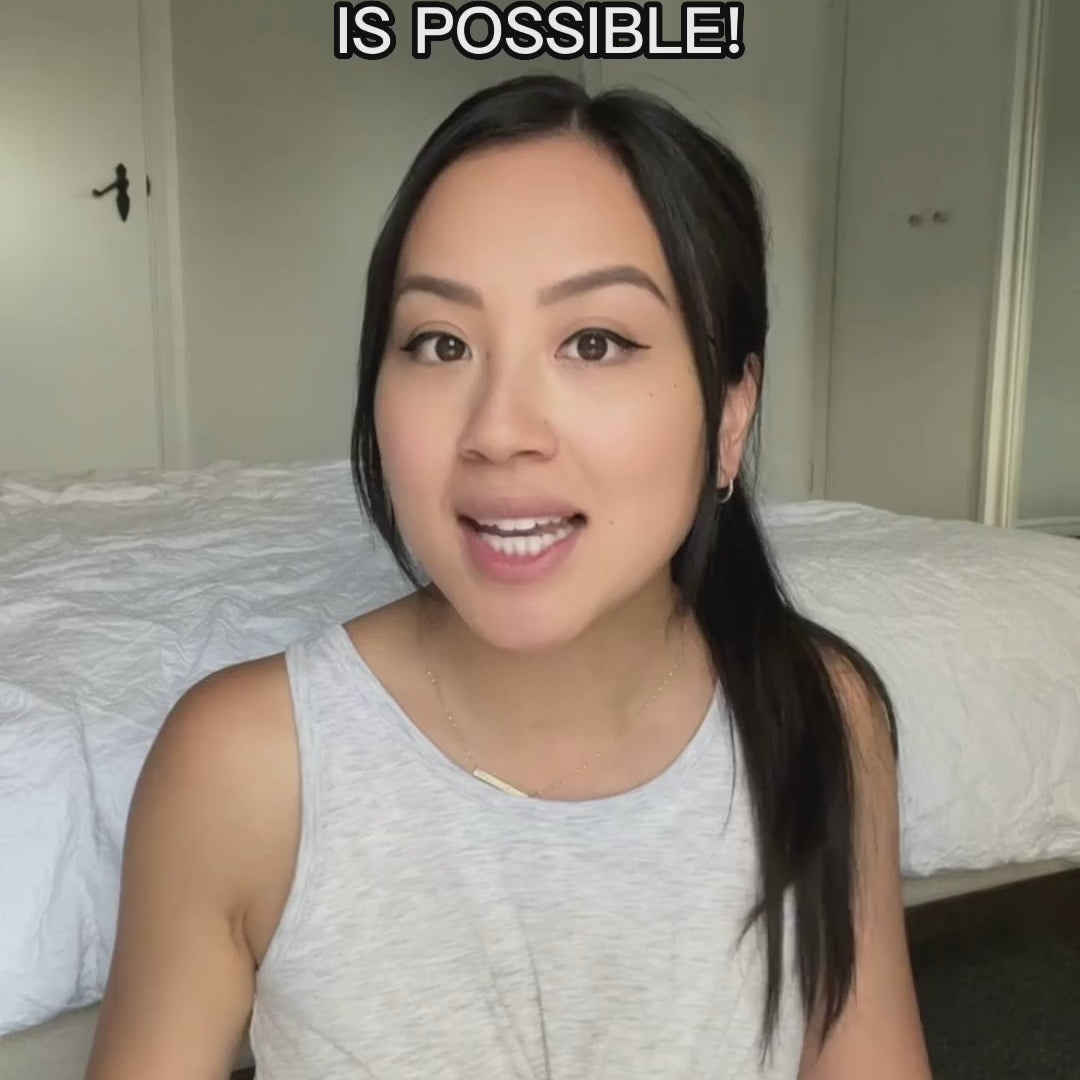 video of a woman talking about healing baby eczema with vivaiodays olive oil balm gel