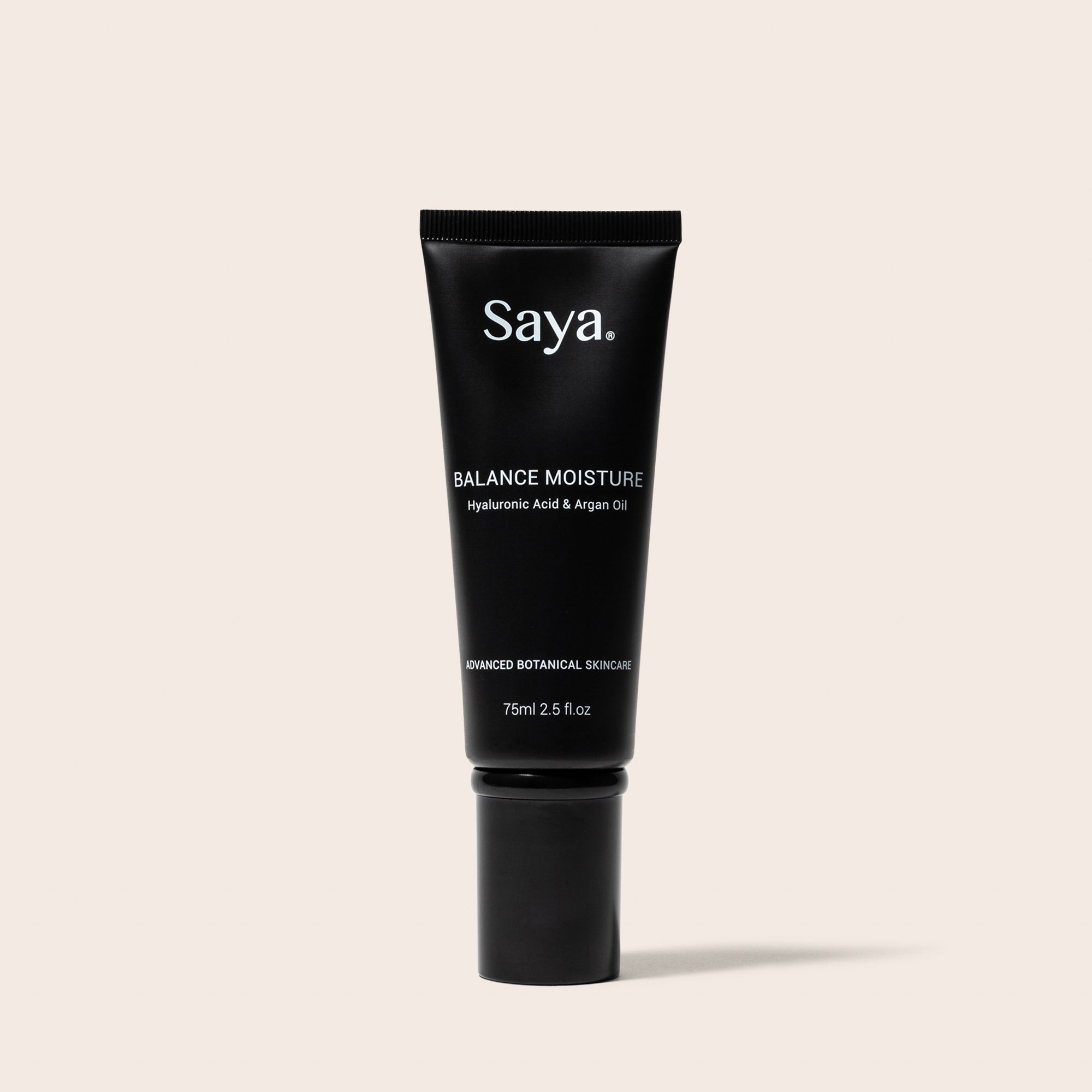 a tube of saya balance moisture