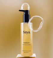 a bottle of saya cleansing gel