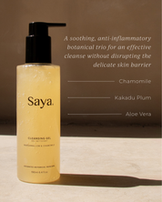 soothing ingredients in saya cleansing gel