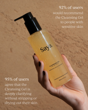statistics on saya cleansing gel