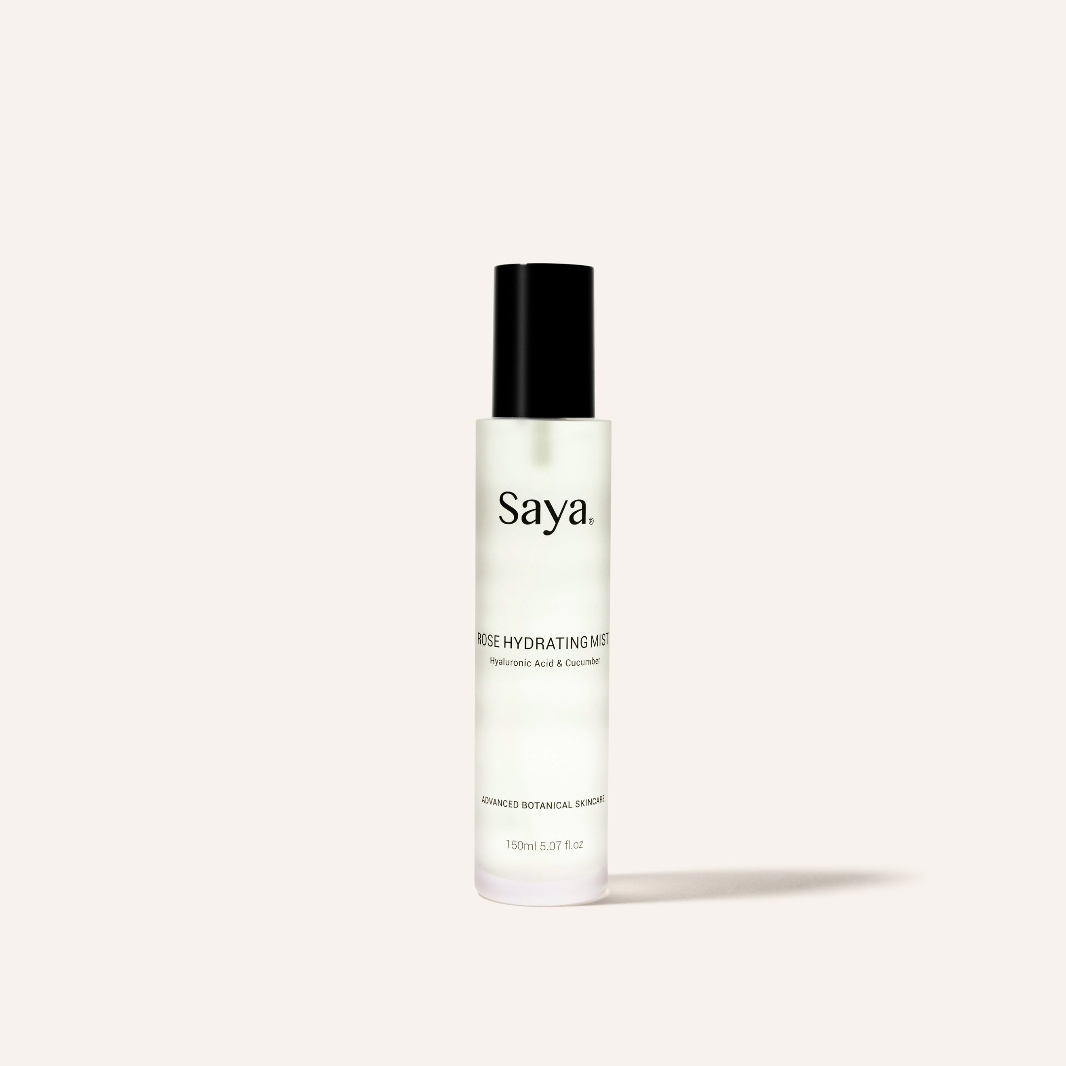 a bottle of saya rose hydrating mist