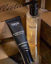 saya cleansing gel and saya balance moisture for daily routine