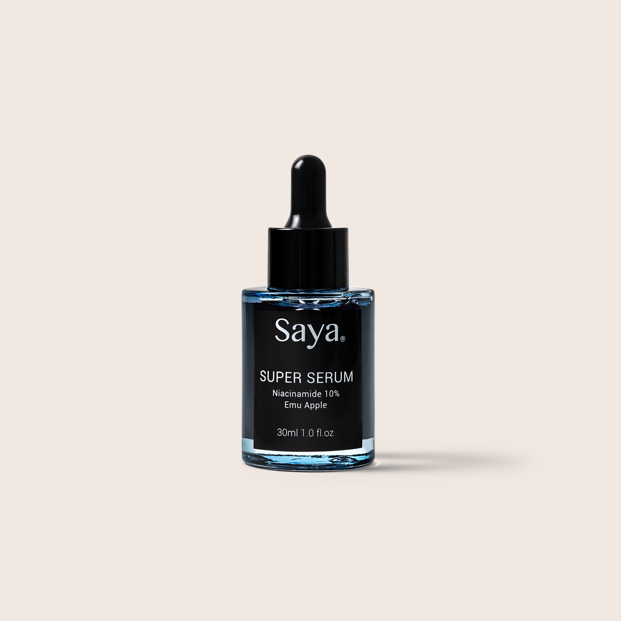 a bottle of saya super serum