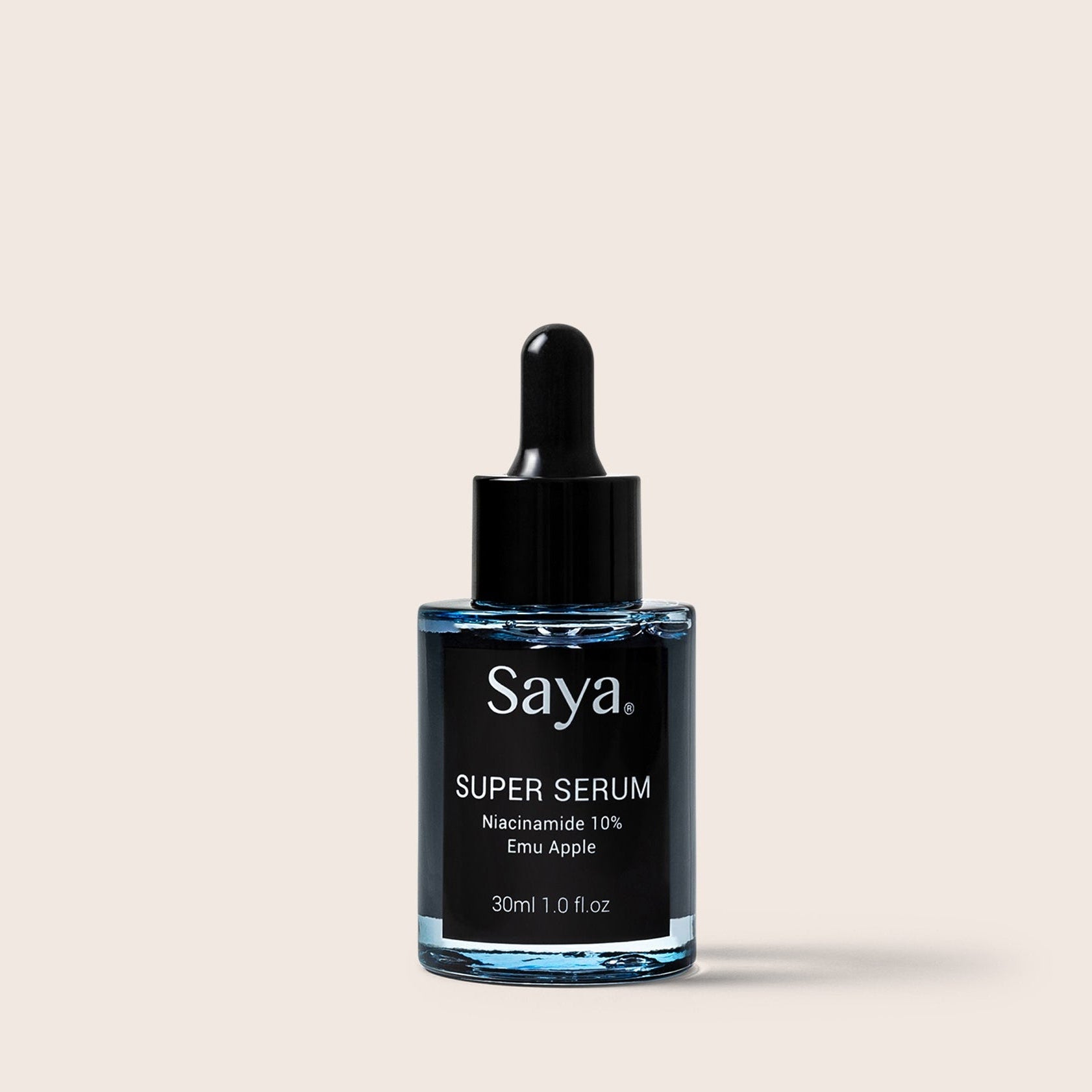 a bottle of saya super serum