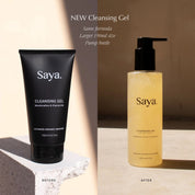 new and old saya cleansing gel