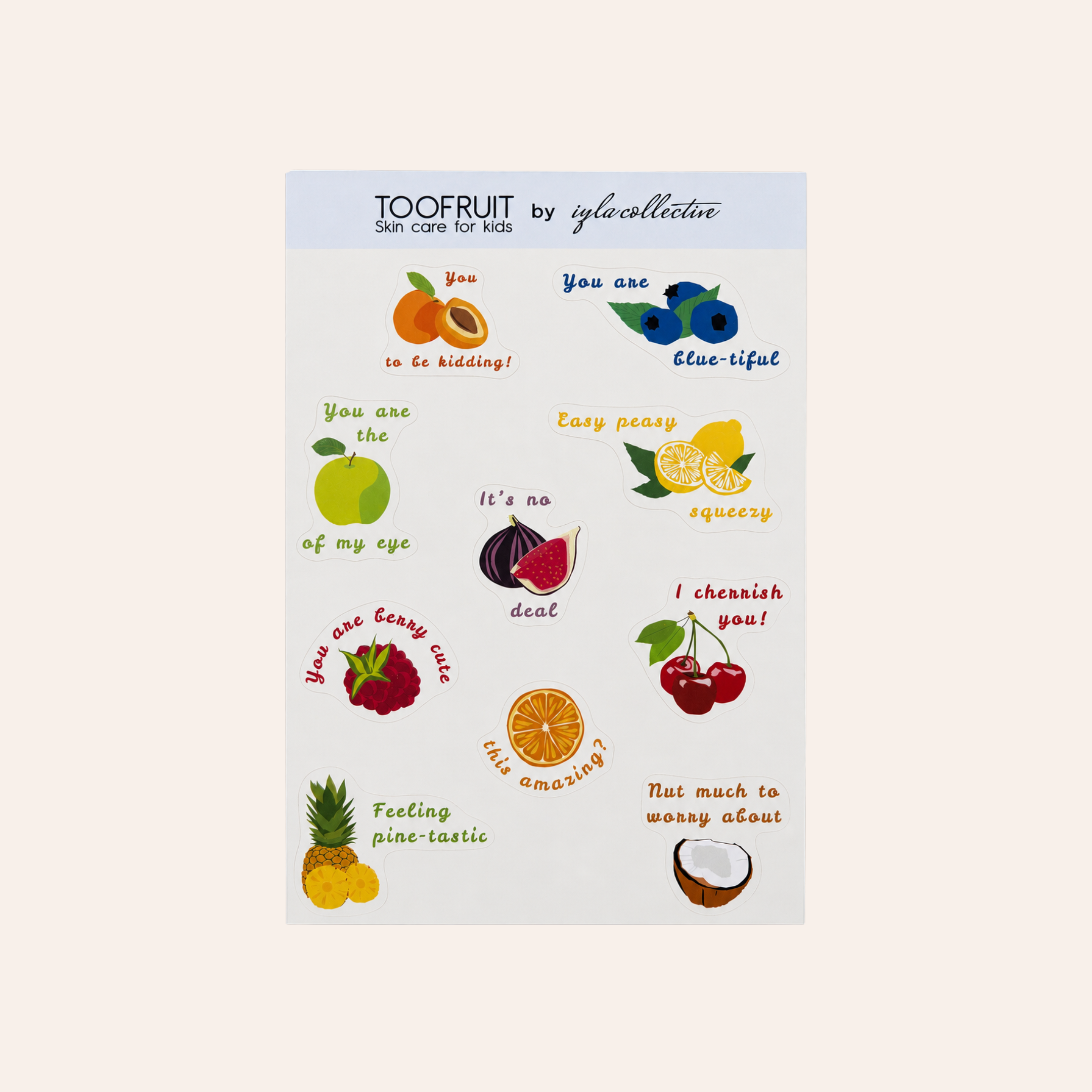 TOOFRUIT Kids Activity Book
