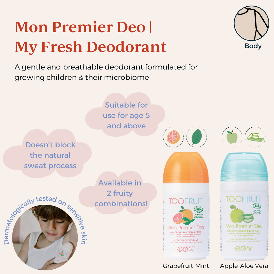 toofruit deodorants and its key properties