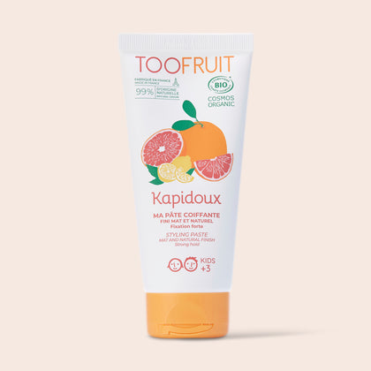 a tube of toofruit hair styling paste