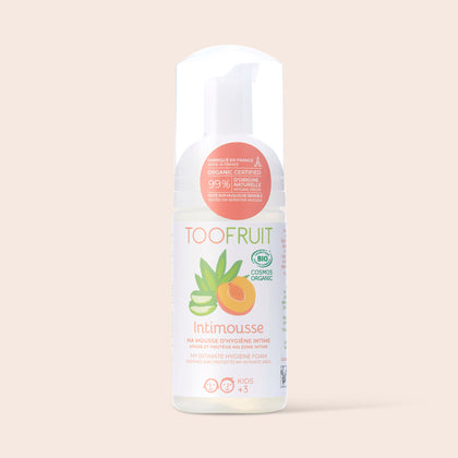 a bottle of toofruit intimousse
