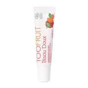 a tube of toofruit colourless lipbalm