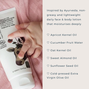 ingredients in vivaiodays apricot oil face and body lotion
