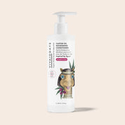 a bottle of vivaiodays castor oil conditioner in large size with pump