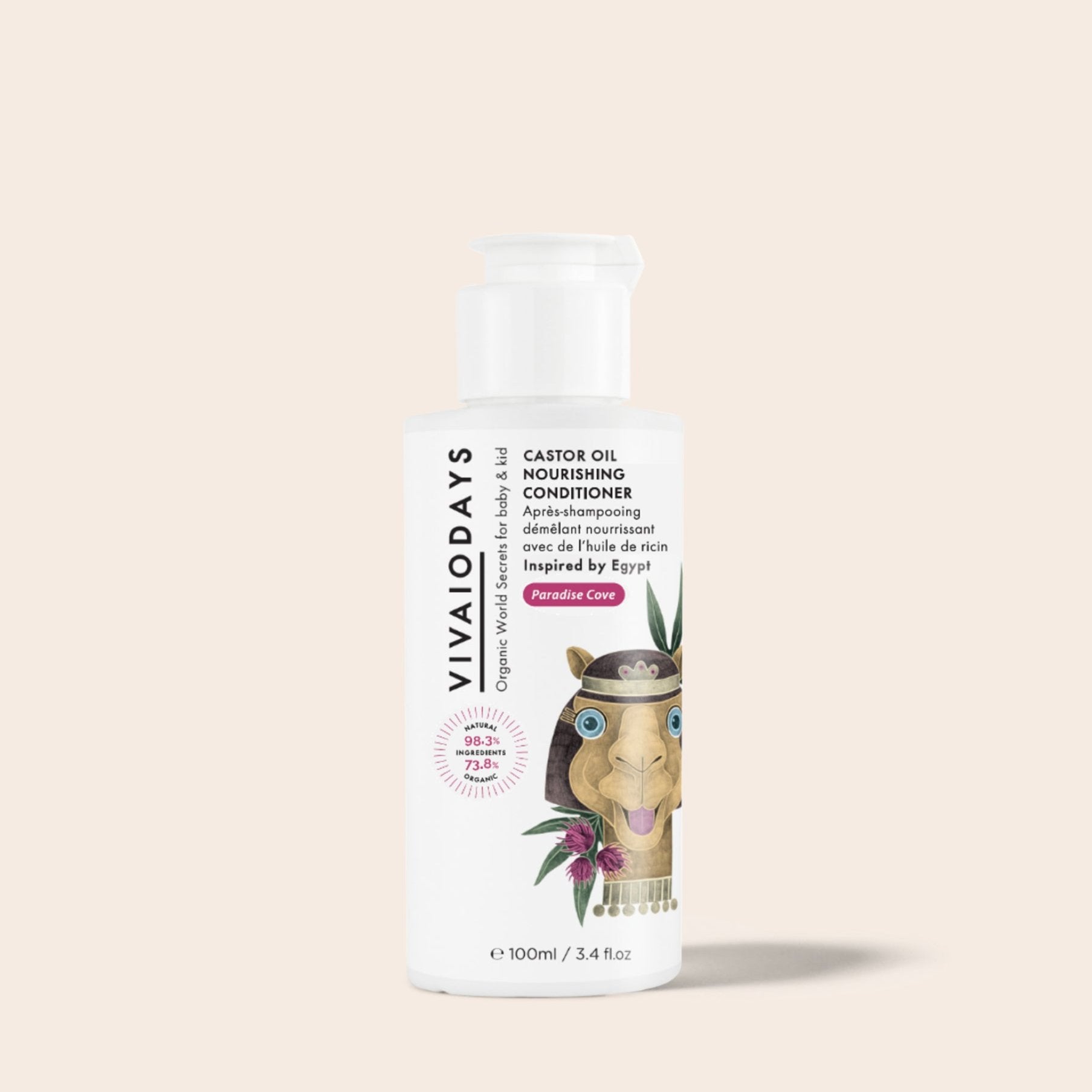 a bottle of vivaiodays castor oil conditioner