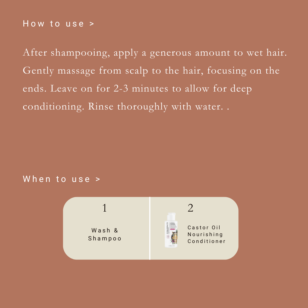 how and when to use vivaiodays castor oil conditioner