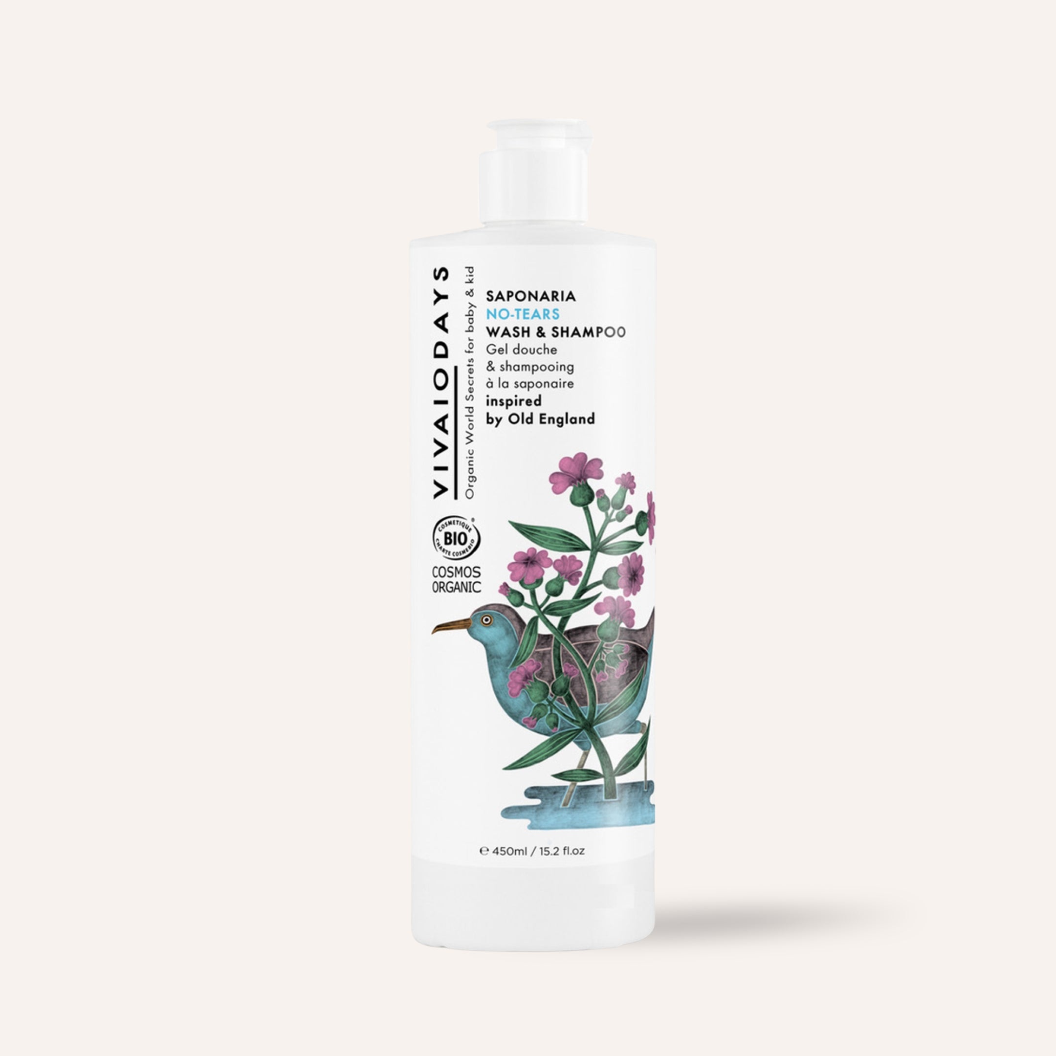 vivaiodays saponaria wash and shampoo 450ml
